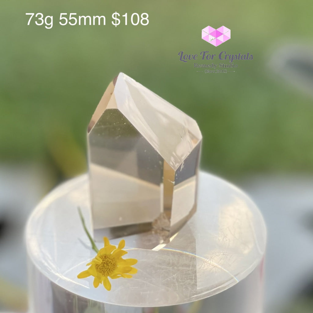 Smoky Quartz Freeform Aaaa (Brazil) 73G 55Mm Polished Stones