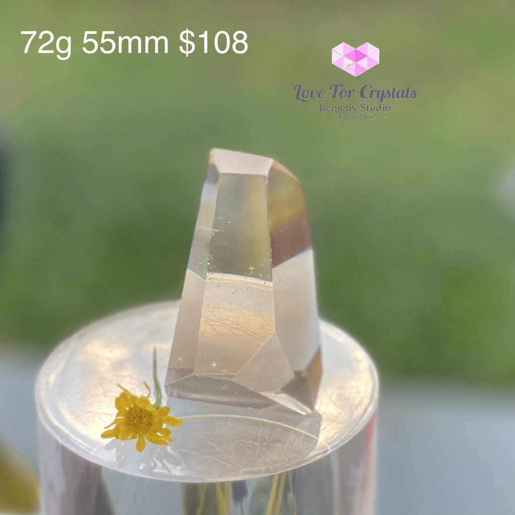 Smoky Quartz Freeform Aaaa (Brazil) 72G 55Mm Polished Stones