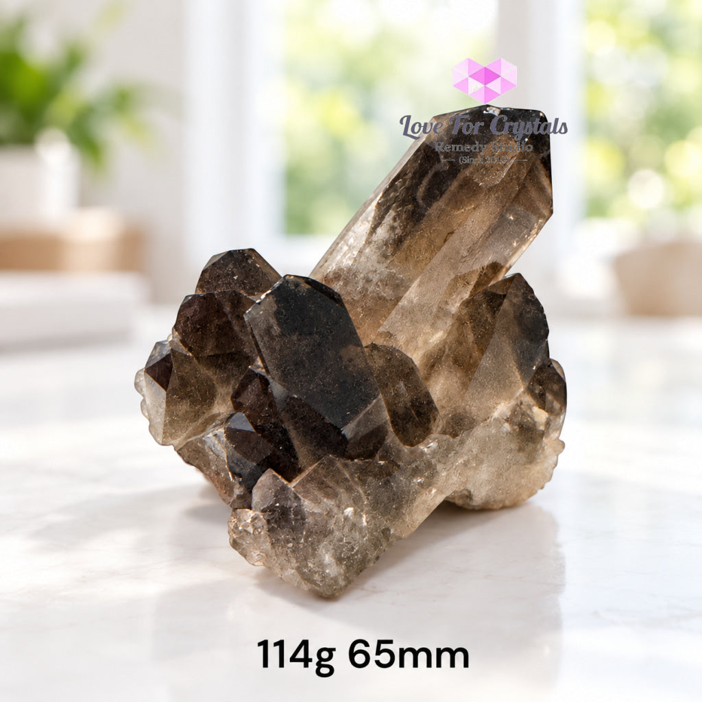 Smoky Quartz Mini Clusters (Brazil) - 114g 65mm