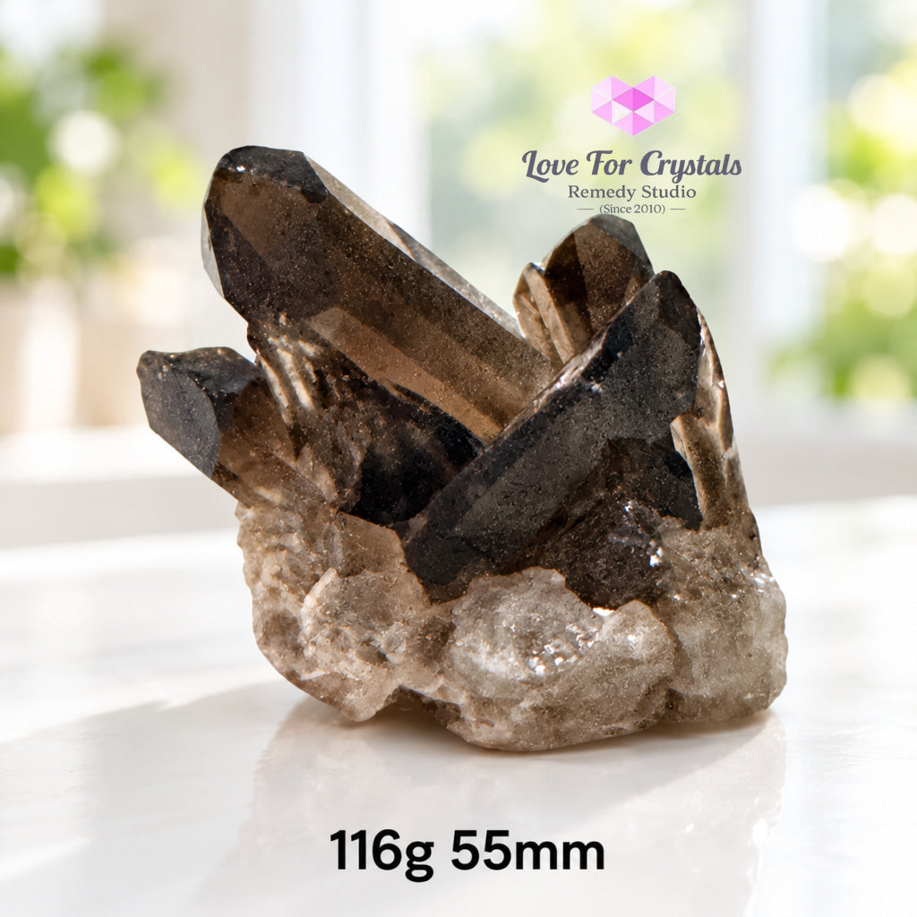Smoky Quartz Mini Clusters (Brazil) - 116g 55mm