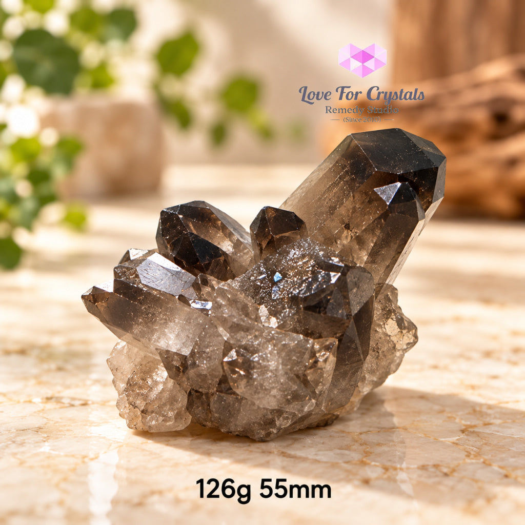 Smoky Quartz Mini Clusters (Brazil) - 126g 55mm