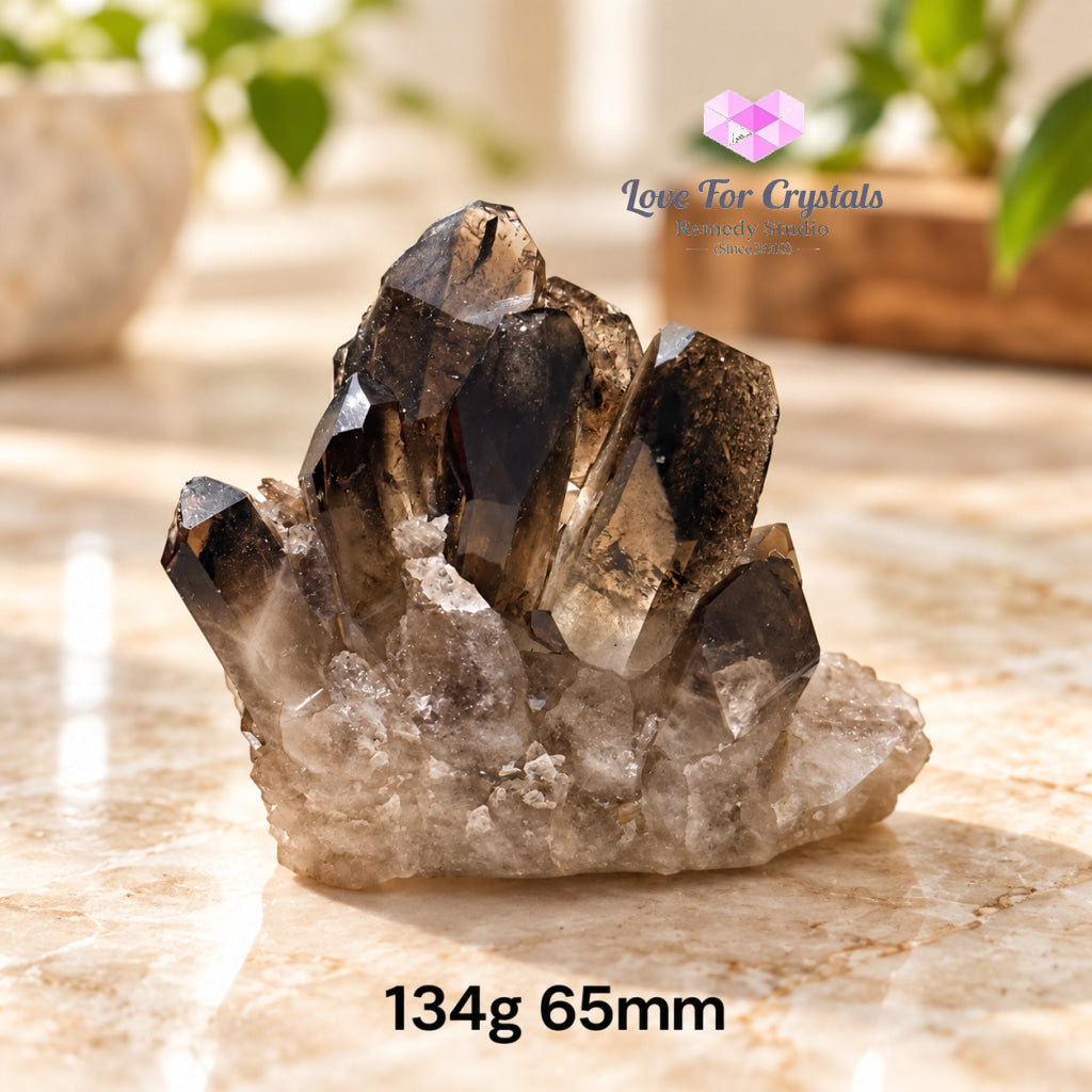 Smoky Quartz Mini Clusters (Brazil) - 134g 65mm