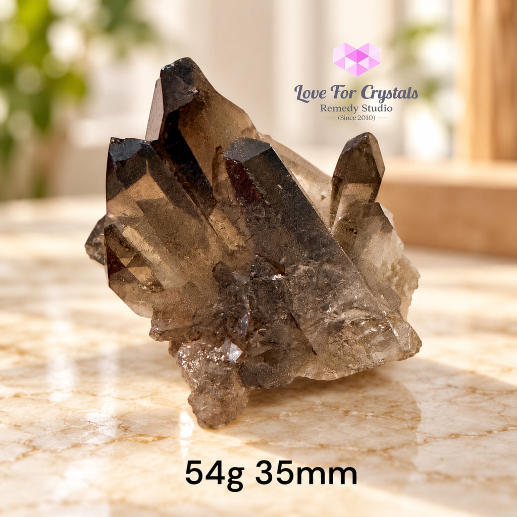 Smoky Quartz Mini Clusters (Brazil) - 54g 35mm