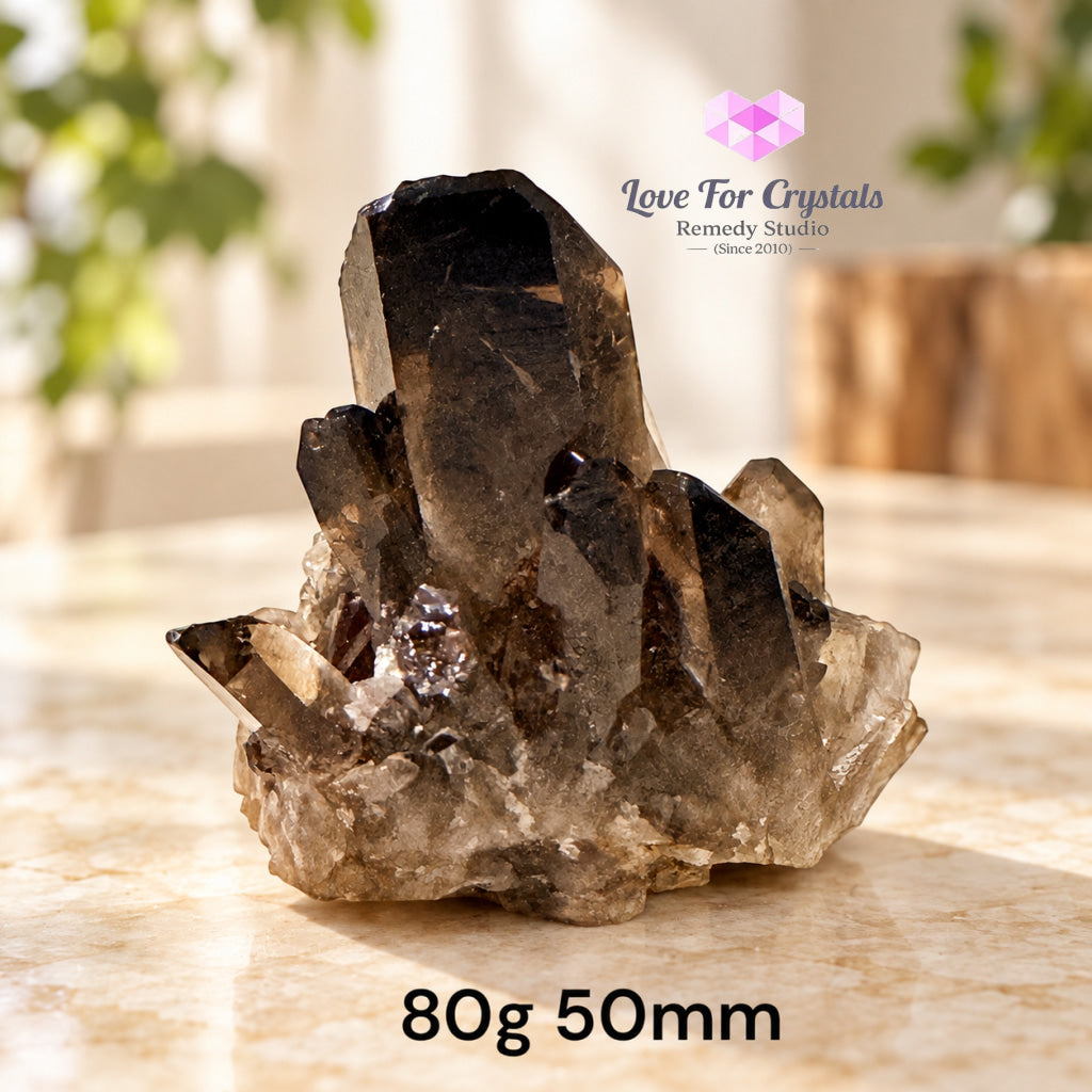 Smoky Quartz Mini Clusters (Brazil) - 80g 50mm