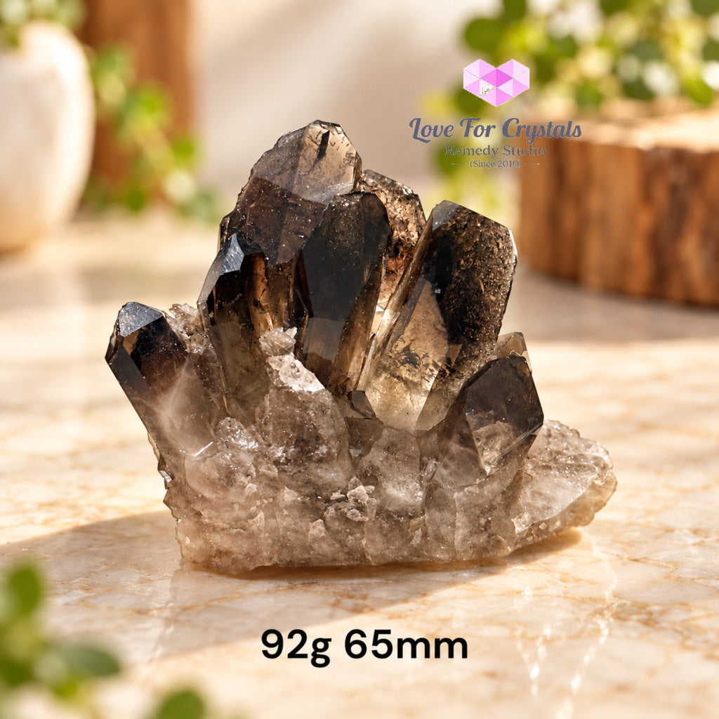 Smoky Quartz Mini Clusters (Brazil) - 92g 65mm