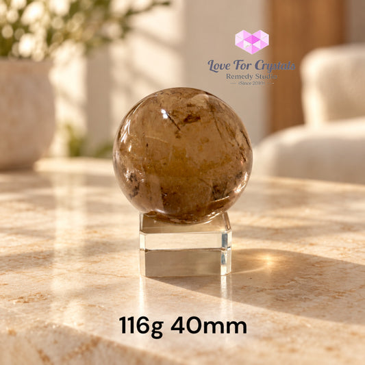 Smoky Quartz Sphere AAA (Brazil) - 116g 40mm - Smoky quartz