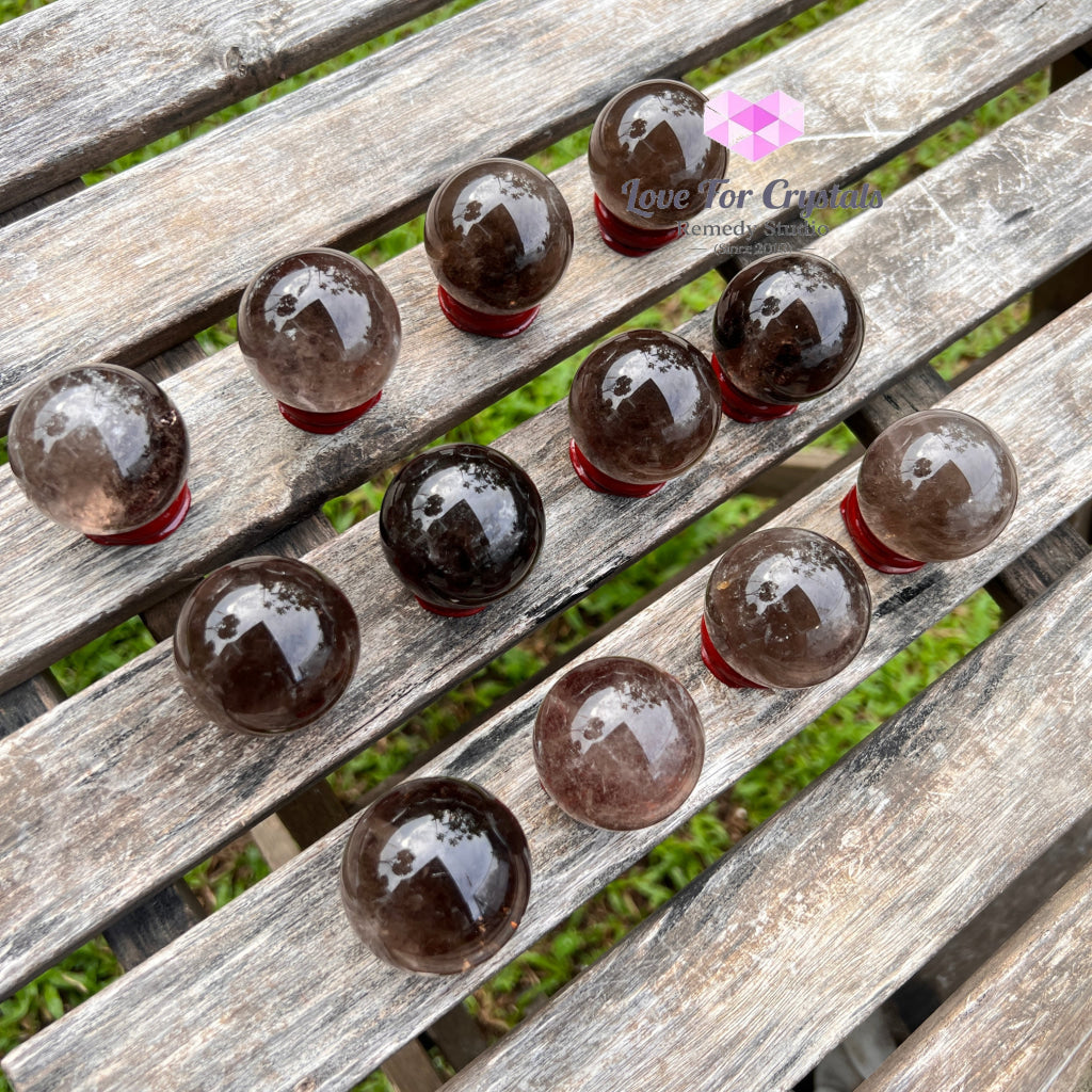 Smoky Quartz Sphere (Brazil) Per Piece Crystal Spheres
