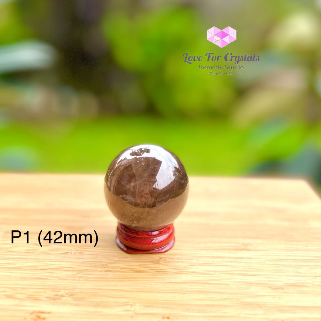 Smoky Quartz Sphere (Brazil) Per Piece P1 (42Mm) Crystal Spheres