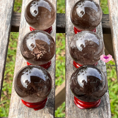 Smoky Quartz Sphere (Brazil) Per Piece Crystal Spheres
