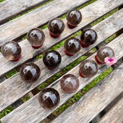Smoky Quartz Sphere (Brazil) Per Piece Crystal Spheres