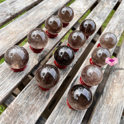Smoky Quartz Sphere (Brazil) Per Piece Crystal Spheres