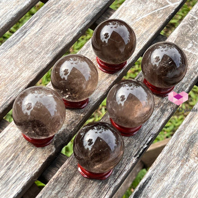 Smoky Quartz Sphere (Brazil) Per Piece Crystal Spheres
