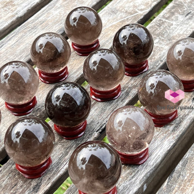 Smoky Quartz Sphere (Brazil) Per Piece Crystal Spheres