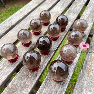 Smoky Quartz Sphere (Brazil) Per Piece Crystal Spheres