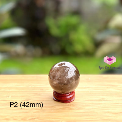 Smoky Quartz Sphere (Brazil) Per Piece P2 (42Mm) Crystal Spheres