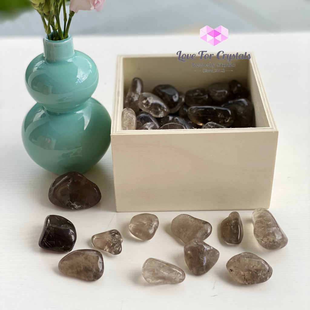 Smoky Quartz Tumbled (Brazil) 50 Grams Pack Stones