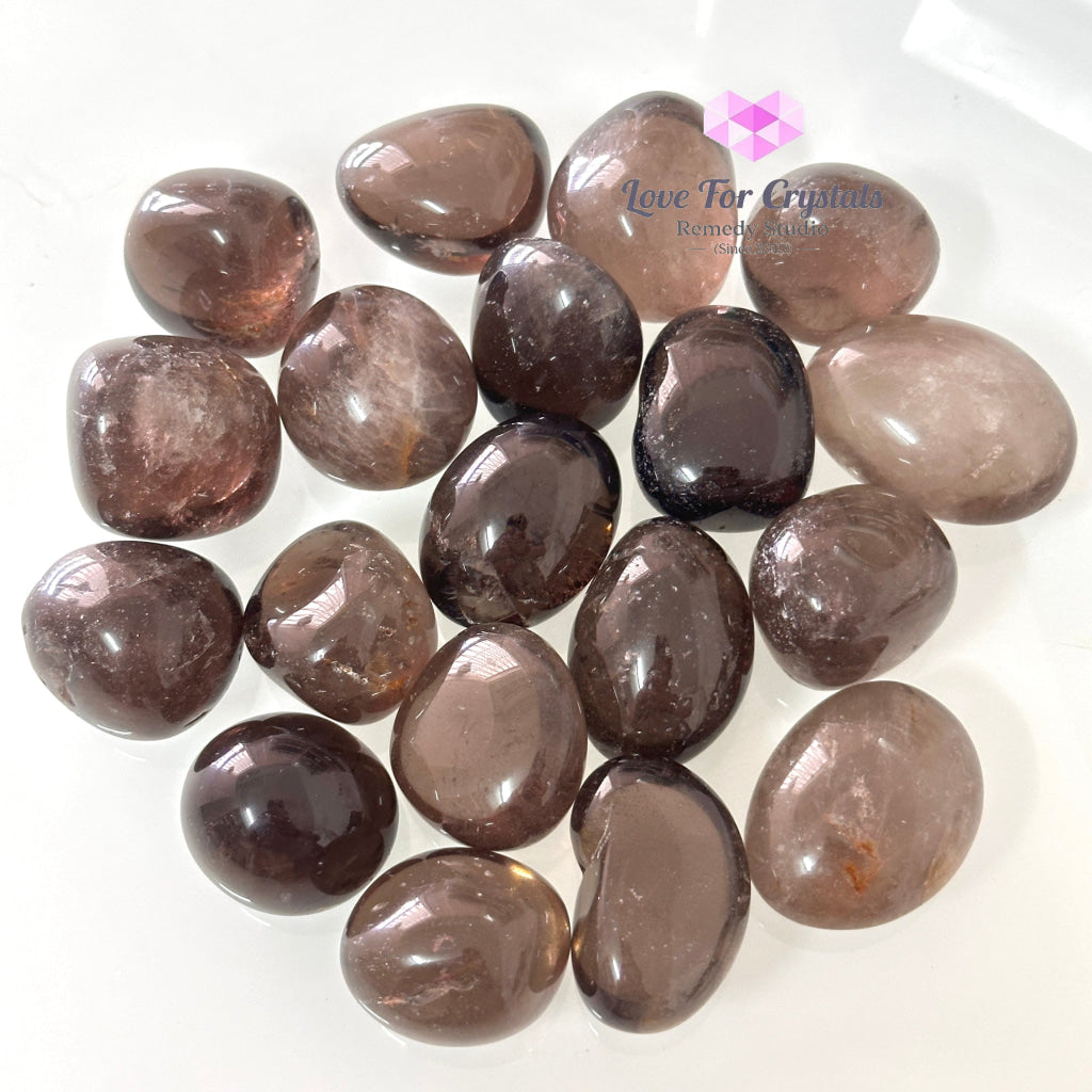 Smoky Quartz Tumbled Stone 20-30mm, Aura Repair (AAA Grade) - Random Piece - Tumbled Stones