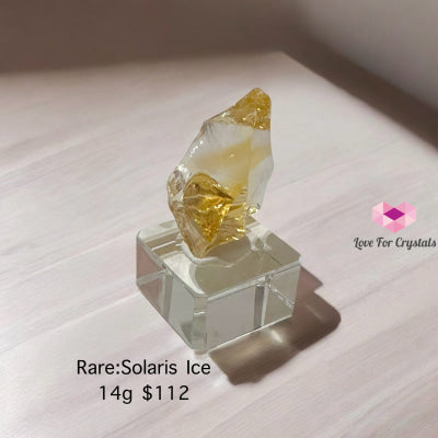 Solaris Ice Andara Crystal (High Vortex Mount Shasta) Rare 14g Andara