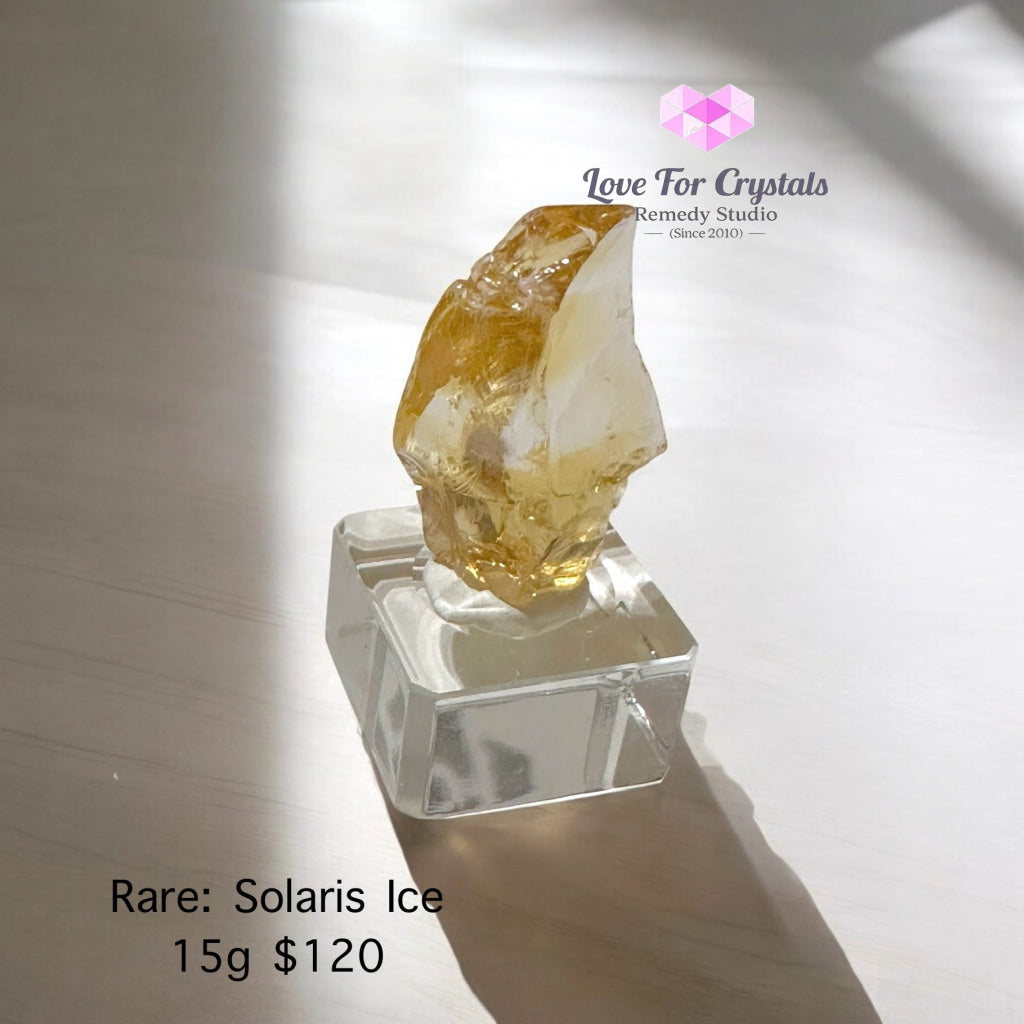 Solaris Ice Andara Crystal (High Vortex Mount Shasta) Rare 15g Andara