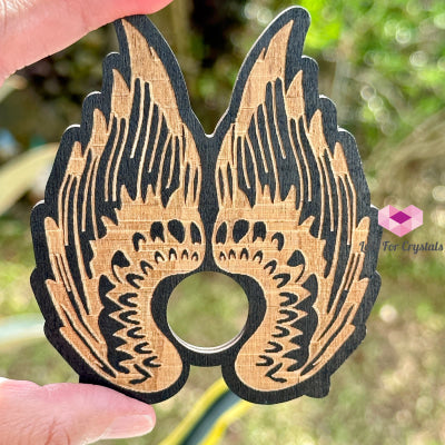 Sphere Wooden Stand (Assorted Designs) 50-70Mm Wings