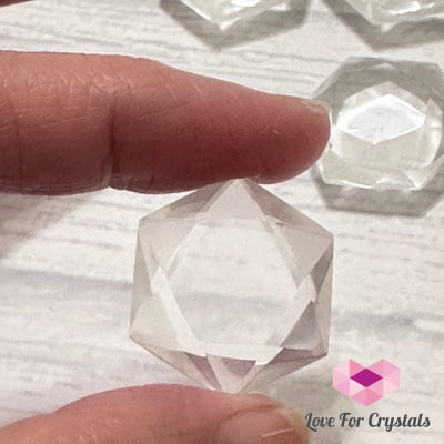 Star Of David Clear Quartz (20-25Mm) Polished Crystal