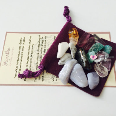 Study & Exams Crystal Kit By Audrey (Pocketsized) Crystal Kits