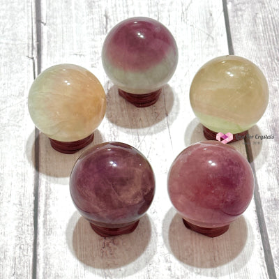 Sugar Fluorite Sphere (China) Balls Crystal