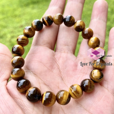 Tigers Eye Gemstone Energy Bracelet (Confidence) 8Mm