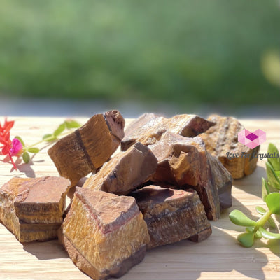 Tigers Eye Raw (South Africa) Per Piece 25Mm Stones