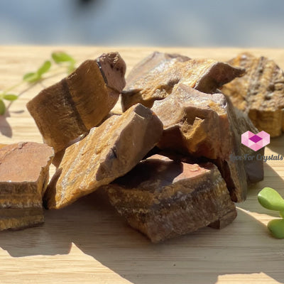 Tigers Eye Raw (South Africa) Per Piece 35Mm Stones