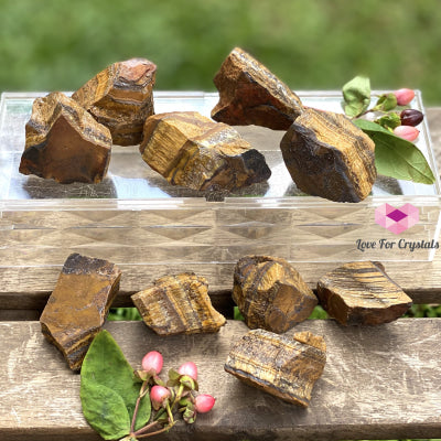 Tigers Eye Raw (South Africa) Stones