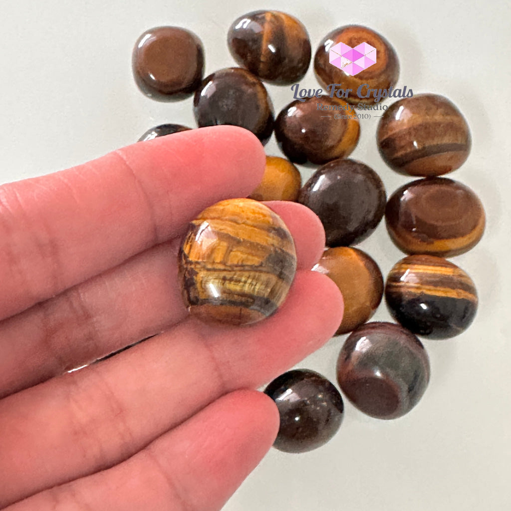 Tiger’s Eye Tumbled Stone 20-30mm, Protection - Random (2 Pieces) - Tumbled Stones