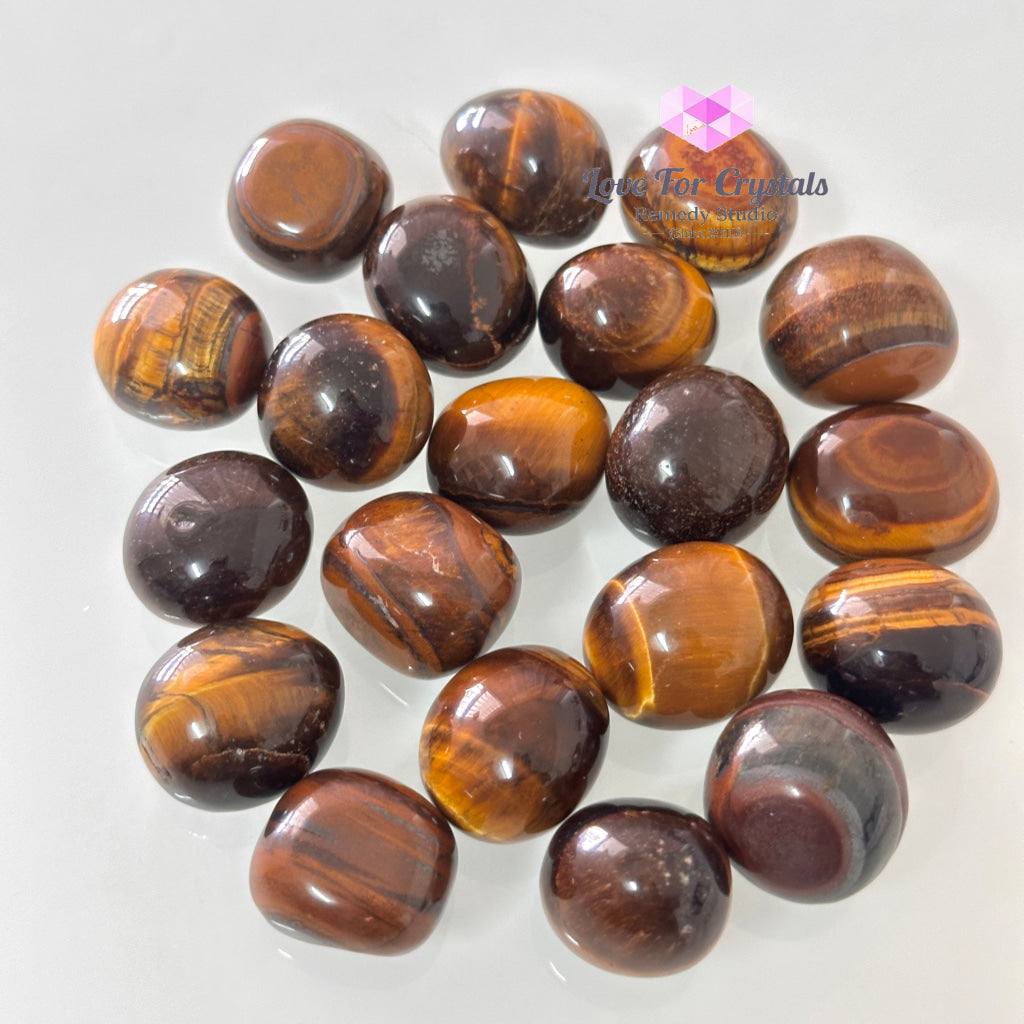 Tiger’s Eye Tumbled Stone 20-30mm, Protection - Random (2 Pieces) - Tumbled Stones