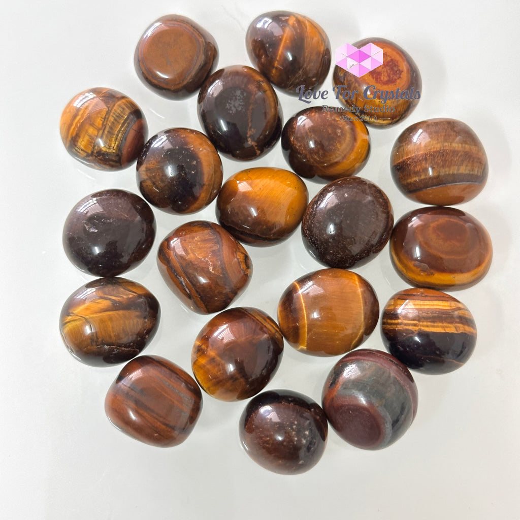 Tiger’s Eye Tumbled Stone 20-30mm, Protection - Random (2 Pieces) - Tumbled Stones