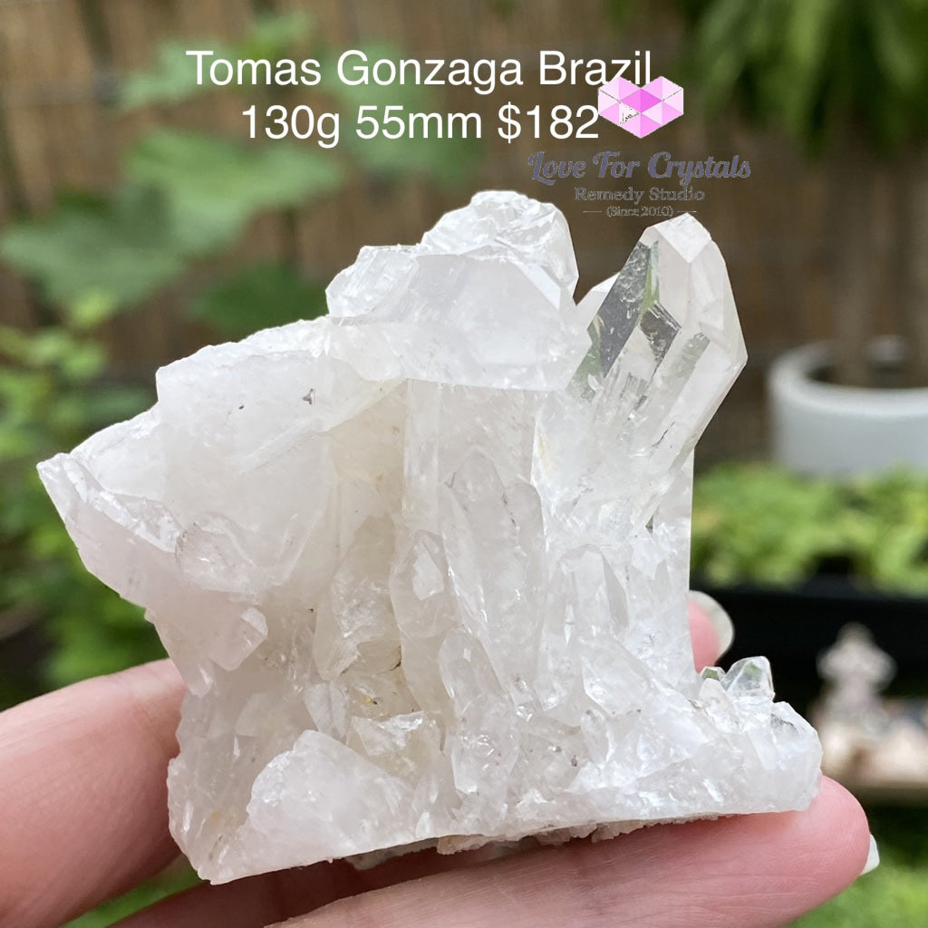 Tomas Gonzaga Clear Quartz Cluster (Brazil) 130G 55Mm Caves Geodes And Clusters