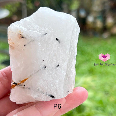 Tourmalinated Quartz Raw (Brazil) Photo 6 Crystals
