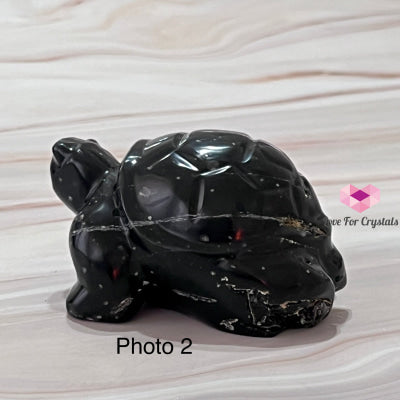 Turtle Agni Manitite Hand-Carved (Indonesia Cintamani) (Saffordite) Raw Stones