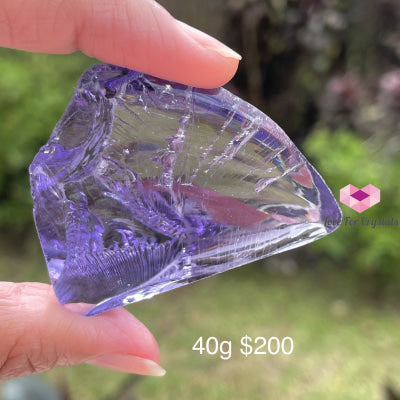 Violet Flame Andara Crystal (High Vortex Mount Shasta) 40G