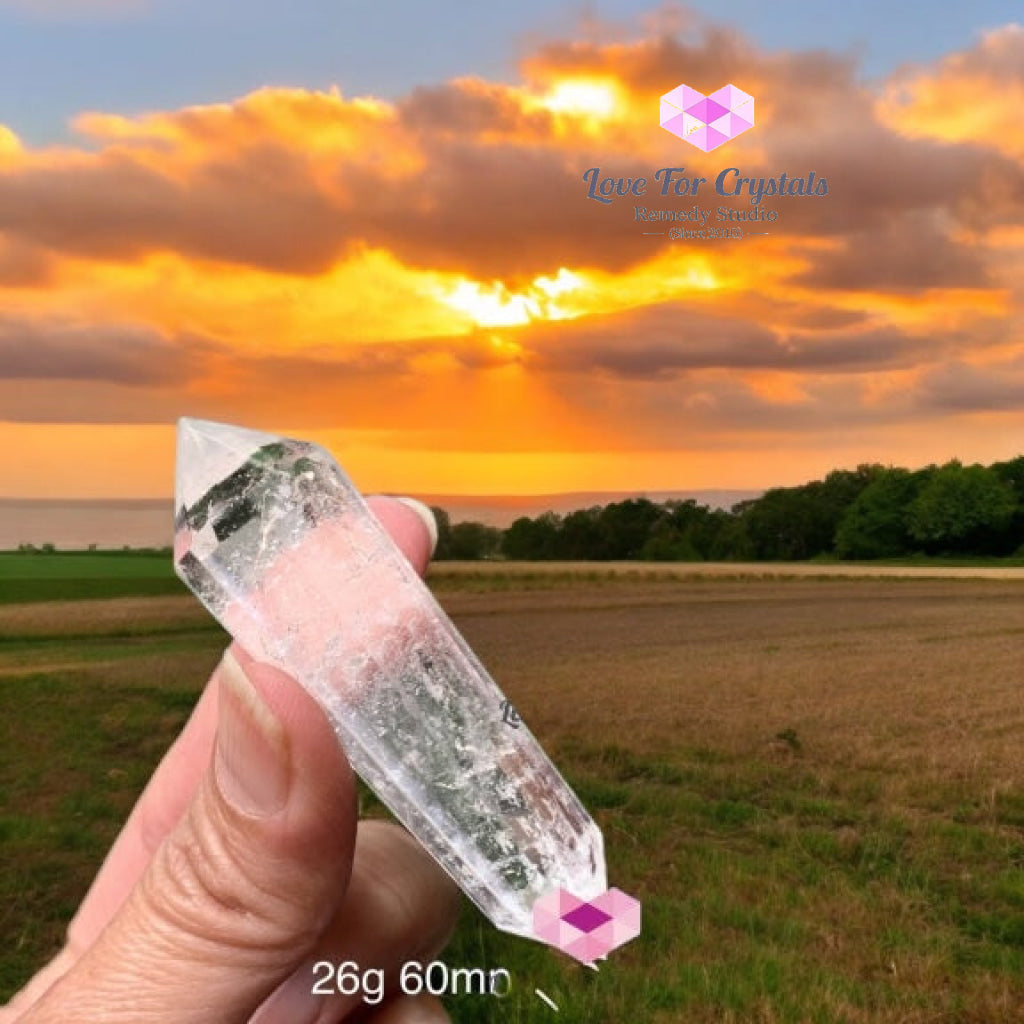 Vogel Smoky Quartz (Brazil) 12 Sides Wand 26G 60Mm Point