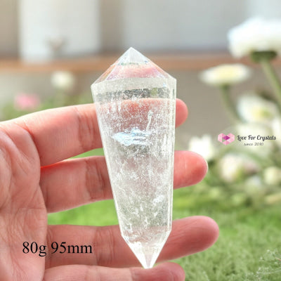 Vogel Smoky Quartz (Brazil) 12 Sides Wand 80G 95Mm Point