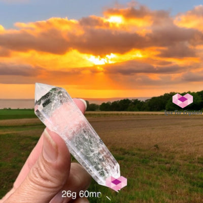 Vogel Smoky Quartz (Brazil) 12 Sides Wand 26G 60Mm Point