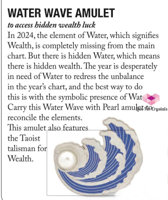 Water Wave With Pearl Amulet (Feng Shui 2024) Feng Shui 2024