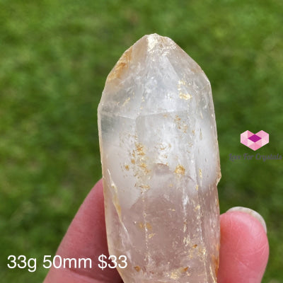 White Phantom Quartz Point (Brazil) Super Rare