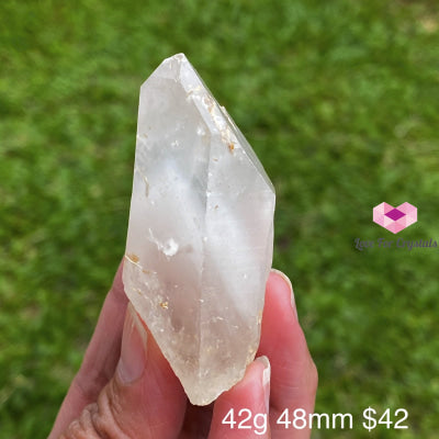 White Phantom Quartz Point (Brazil) Super Rare