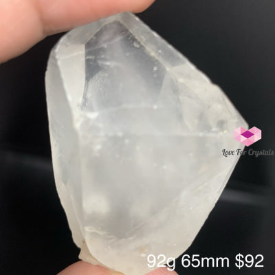 White Phantom Quartz Point (Brazil) Super Rare 92G 65Mm
