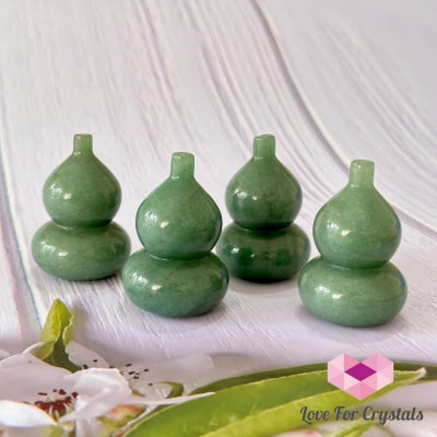 Wu Lou Hulu Crystal Gourd (Feng Shui) Green Aventurine Feng Shui