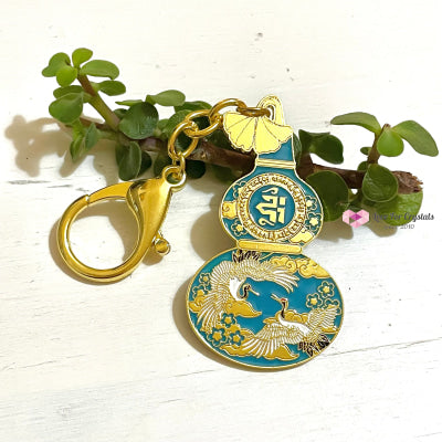 Wu Lou Good Health Keychain Amulet (Feng Shui 2022) Feng Shui