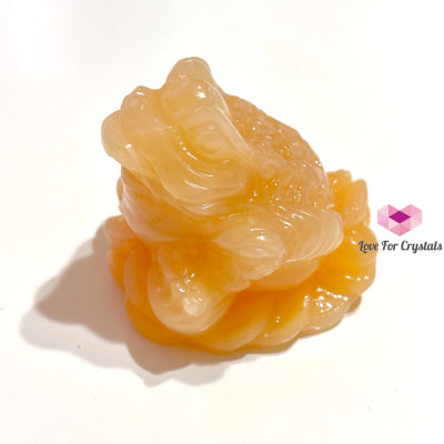 Yellow Jade Money Frog (Feng Shui)