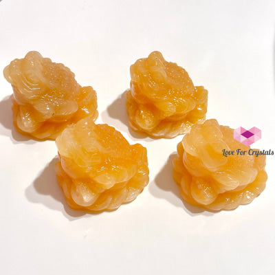 Yellow Jade Money Frog (Feng Shui)