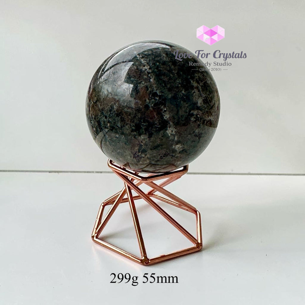 Yooperlite Sphere with Stand - 299g 55mm - Crystal sphere